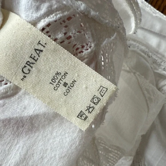 White Puff Sleeve Blouse - Picture 5 of 5